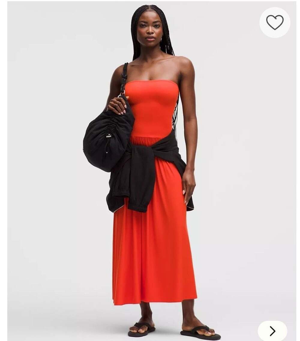 Lululemon Women's  2 in 1 Maxi Dress Cherry Ember